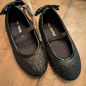 Carter's Sparkly Black Dress Shoes for Kids
